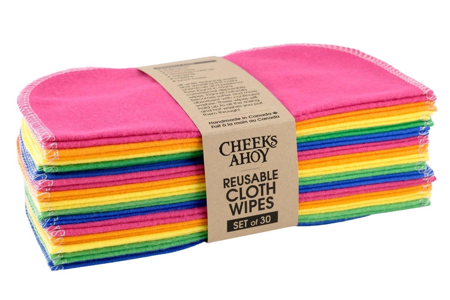 Cloth Wipes: Black / 10pk