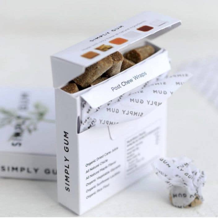 Maple Chewing Gum - Natural + Plastic-Free | 12 Pack