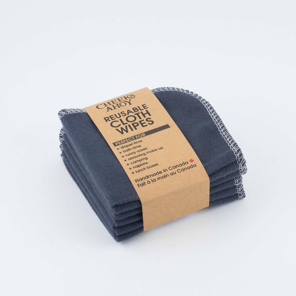 Cloth Wipes: Black / 10pk
