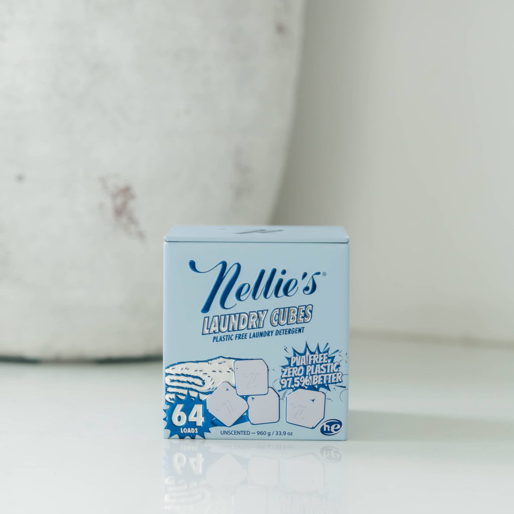 Laundry Cubes – Plastic-Free Detergent Pods - 64 Load Tin