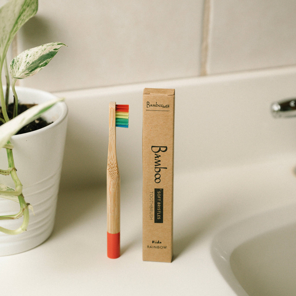 Bamboo Kids Toothbrush | Earth Day Bestseller: Blue