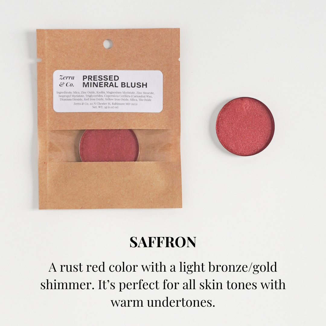 Pressed Mineral Blush - Refill | Compostable Refill Pouch: Wild Rose