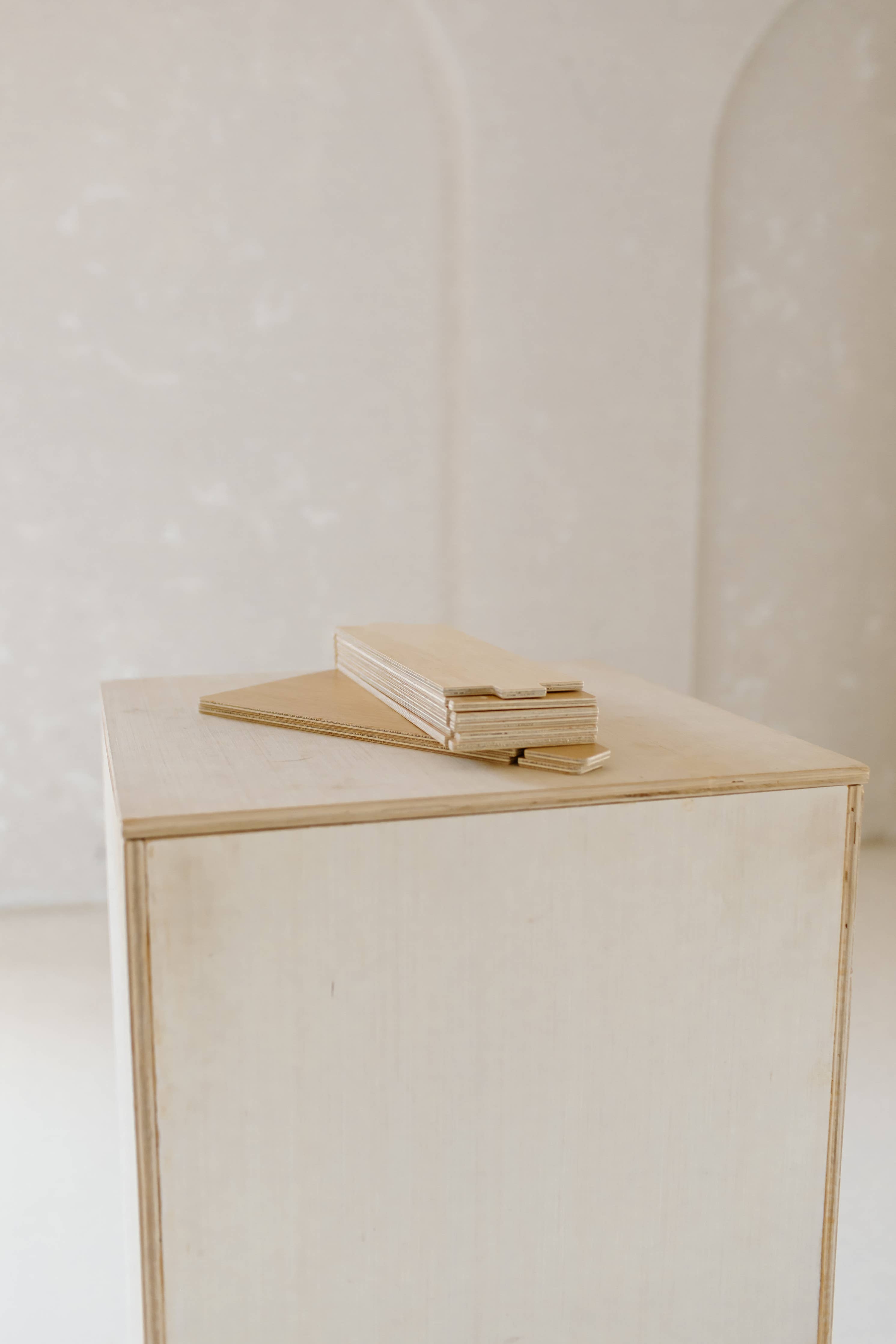 3-Tiered Birch Shelf (13")