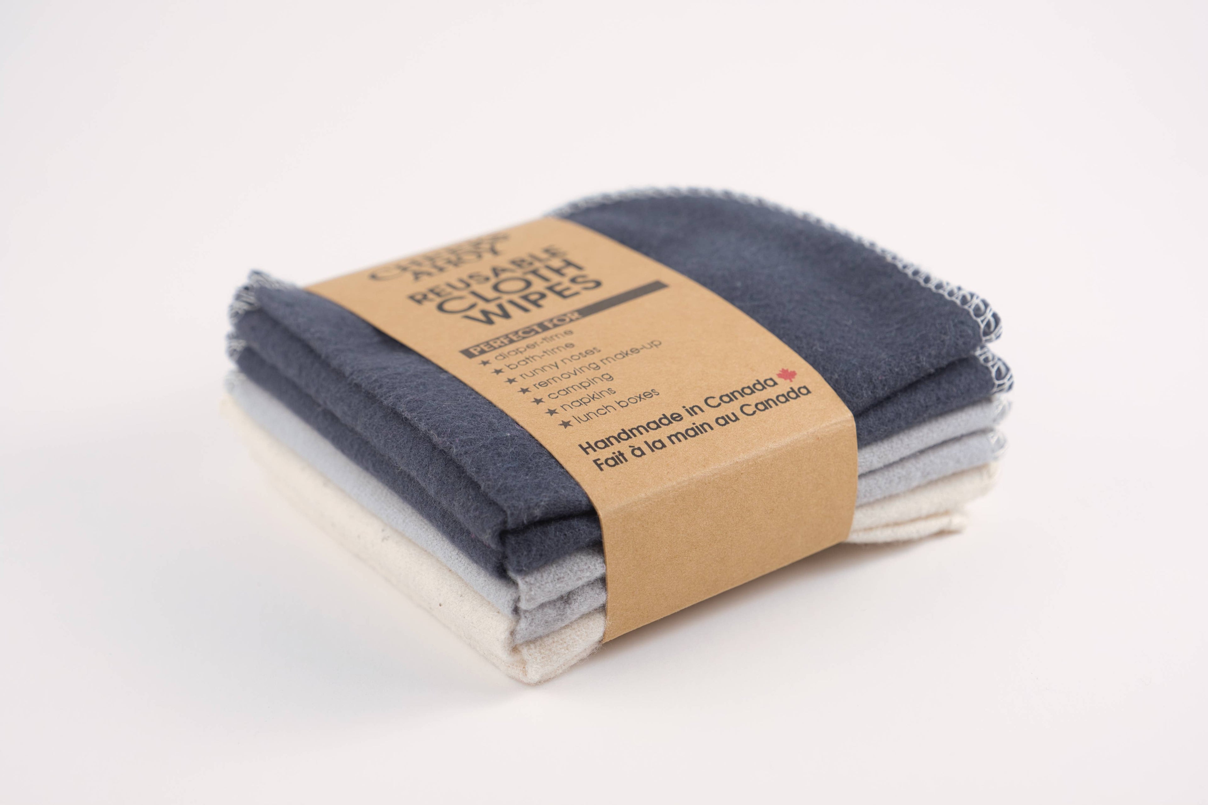 Cloth Wipes: Black / 10pk
