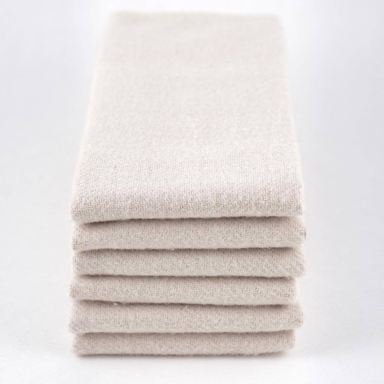 Non-Paper Towels - Organic Brushed Cotton : Earth Tones / 12-pk