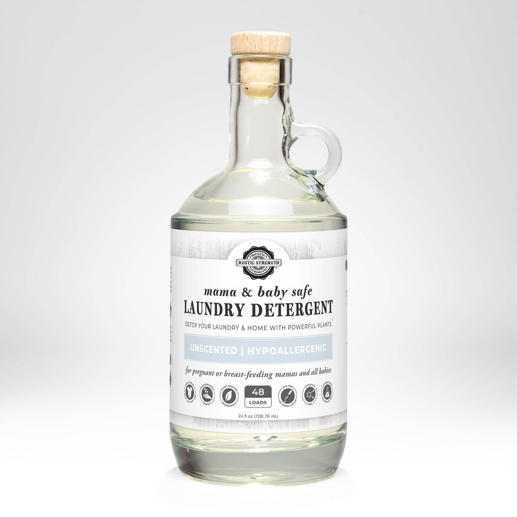 Laundry Detergent | 24 oz Glass Bottle: Fresh Linen