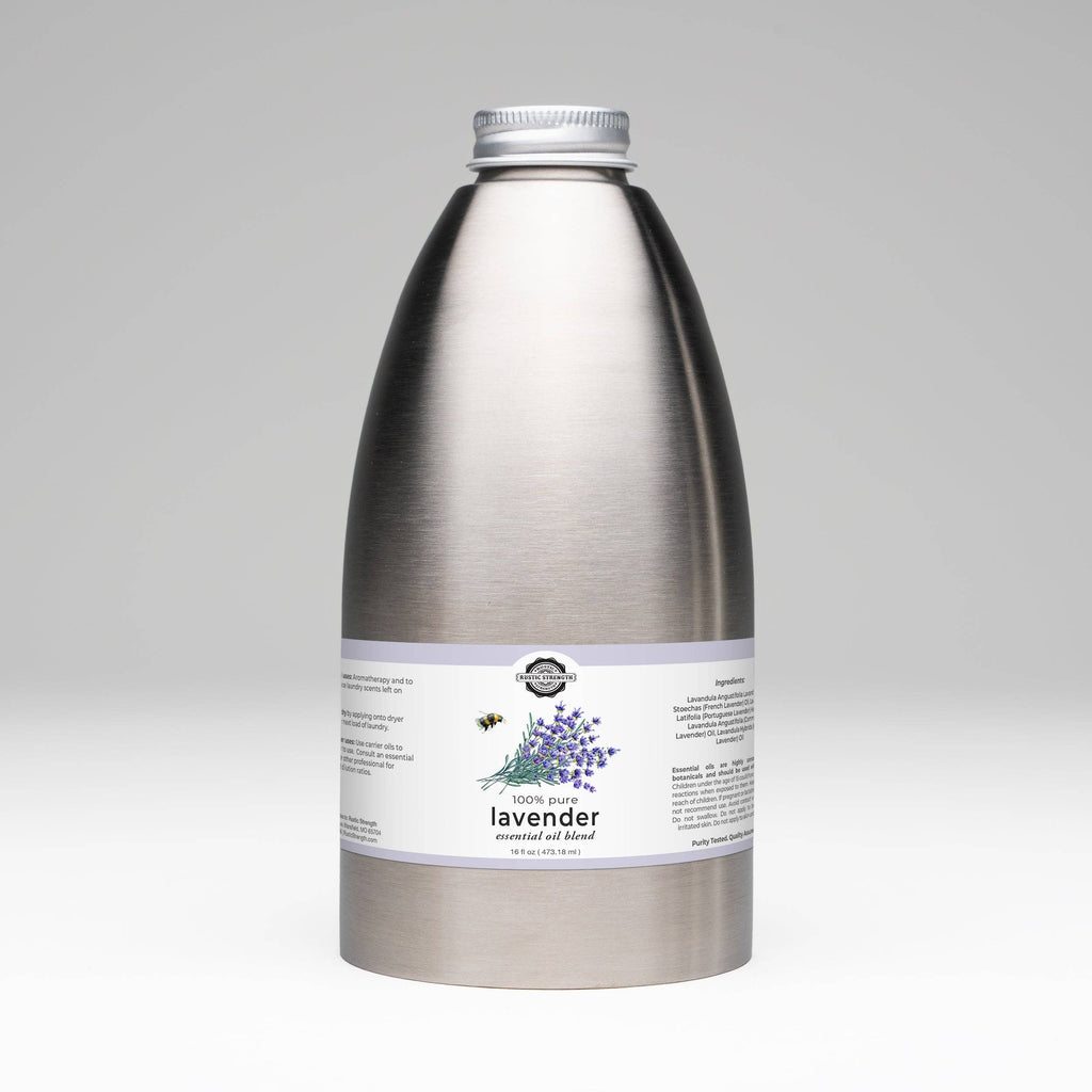 Lavender 40/42 Essential Oil: - 1 oz Retail Glass Vials
