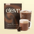 Mocha SuperLatte (14 Servings) | Instant Mocha Latte with Adaptogens, Mushrooms and Probiotics